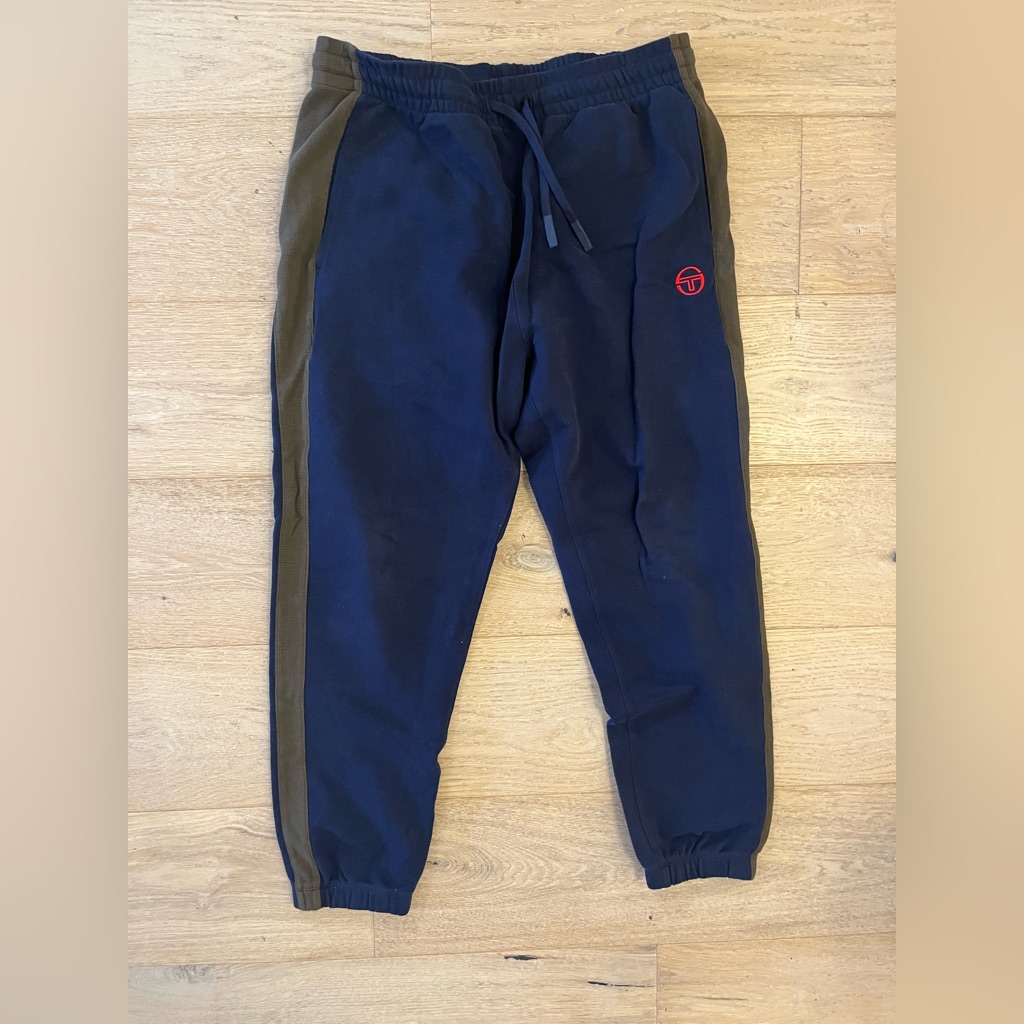 Mens Sergio Tacchini Navy Joggers